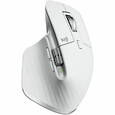 Logitech MX Master 3S For Mac Performance Wireless Mouse Pale Grey - Darkfield - Wireless - BluetoothRadio Frequency - 240 GHz - - 910-006570