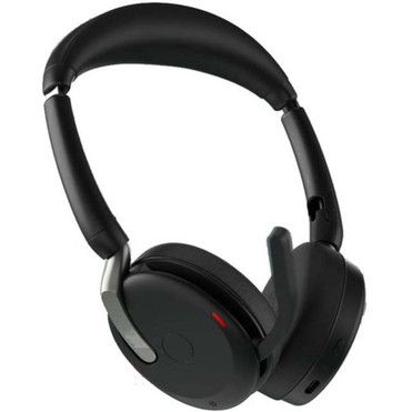 Jabra Evolve2 65 Flex Headset - Stereo - Wireless - Bluetooth - 984 ft - 20 Hz - 20 kHz - On-ear - Binaural - Supra-aural - MEMS - 26699-989-999-01