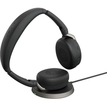 Jabra Evolve2 65 Flex Headset - Stereo - Wireless - Bluetooth - 984 ft - 20 Hz - 20 kHz - On-ear - Binaural - Supra-aural - MEMS - 26699-989-999-01