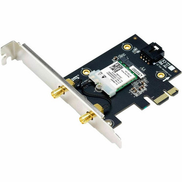 Asus PCE-AXE5400 IEEE 80211ax Bluetooth 52 Tri Band Wi-FiBluetooth Combo Adapter for Computer - PCI Express x1 - 235 Gbits - 240 PCE-AXE5400