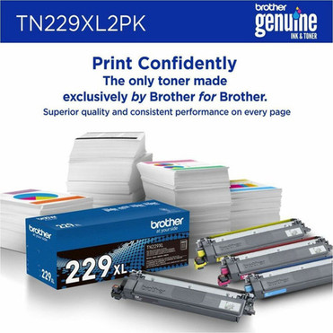 Brother Original High Yield Laser Toner Cartridge - Twin-pack - Black - 2 Pack - 3000 Pages - Black TN229XL2PK