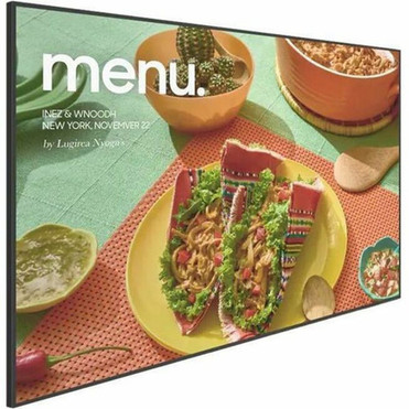 Samsung Crystal UHD Signage QMC - 65 LCD - Vertical Alignment VA - 24 Hours7 Days Operation - 3840 x 2160 - 4K UHD - 8 ms - 500 - LH65QMCEBGCXGO