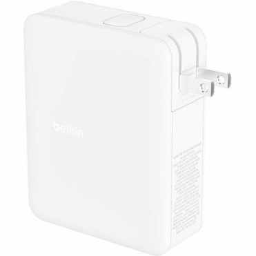 Belkin BOOSTuarrCHARGE PRO 140W 4-Port GaN Wall Charger - 140 W - White WCH014dqWH