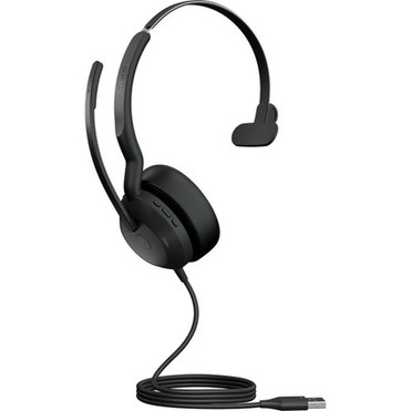 Jabra Evolve2 50 Headset - Mono - USB Type A - WiredWireless - Bluetooth - 984 ft - 20 Hz - 20 kHz - On-ear - Monaural - Supra-aural 25089-889-999