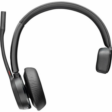 Poly Voyager 4310 USB-C Headset with Charge Stand - Siri Google Assistant - Mono - Wireless - Bluetooth - 2986 ft - 20 Hz - 20 kHz - 77Y96AA