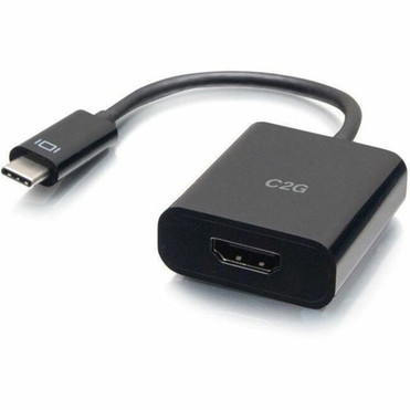 C2G USB-C to HDMI AudioVideo Adapter Converter - 4K 60Hz - Black - 1 x USB Type C - Male - 1 x HDMI Digital AudioVideo - Female - x C2G26935
