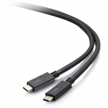 C2G 6ft 18m USB-Creg Male to USB-C Male Cable 20V 5A - USB 32 Gen 1 5Gbps - 6 ft USB-C Data Transfer Cable for Notebook - 1 C2G28882