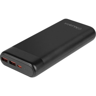 Aluratek 20000mAh 65W Fast Charge PD Power Bank with USB Type-C - For Mobile Device iPad Pro Notebook MacBook Pro MacBook Air X APBQ20F