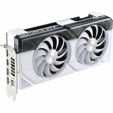 Asus NVIDIA GeForce RTX 4070 Graphic Card - 12 GB GDDR6X - 7680 x 4320 - 251 GHz Boost Clock - 192 bit Bus Width - PCI Express 40 - DUAL-RTX4070-12G-WHITE