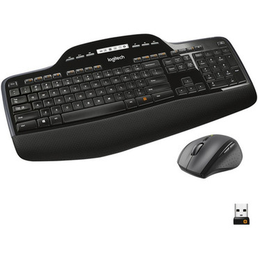 Logitech MK710 Wireless Keyboard and Mouse Combo for Windows 24GHz Advanced Wireless Wireless Mouse Multimedia Keys 3-Year Life 920-002416