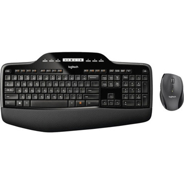 Logitech MK710 Wireless Keyboard and Mouse Combo for Windows 24GHz Advanced Wireless Wireless Mouse Multimedia Keys 3-Year Life 920-002416