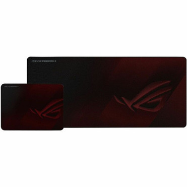 Asus ROG Scabbard II Gaming Mouse Pad - 012 3 mm x 1575 400 mm Dimension - Black Red - Rubber Woven Fabric - Spill Scratch - NC08 ROG SCABBARD II