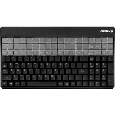 CHERRY G86-61400 POS Keyborad - 135 Keys - QWERTY Layout - 54 Relegendable Keys - USB - Black G86-61400EUADAA