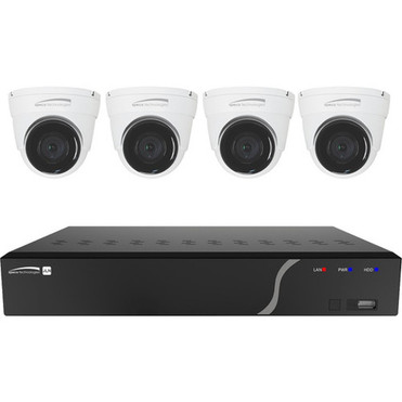 Speco ZIPK4N1 Video Surveillance System - 1 TB HDD - Network Video Recorder Camera - 2592 x 1944 Camera Resolution - HDMI ZIPK4N1