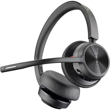 Poly Voyager 4320 USB-C Headset - Siri Google Assistant - Stereo Mono - USB Type C - WiredWireless - Bluetooth - 2986 ft - 20 Hz - 76U50AA