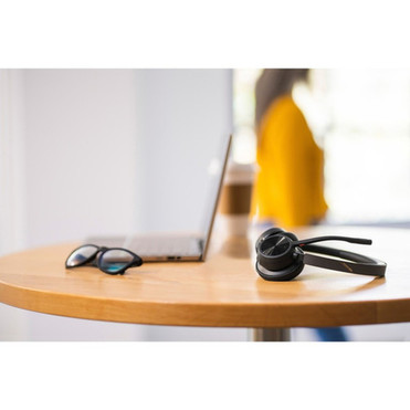 Poly Voyager 4320 USB-C Headset - Siri Google Assistant - Stereo Mono - USB Type C - WiredWireless - Bluetooth - 2986 ft - 20 Hz - 76U50AA