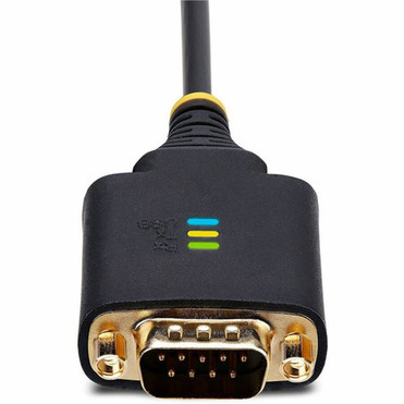 StarTechcom 2ft60cm 2-Port USB to Serial Adapter Cable COM Retention FTDI DB9 RS232 Changeable DB9 ScrewsNuts - Add two DB9 to 2P1FFC-USB-SERIAL