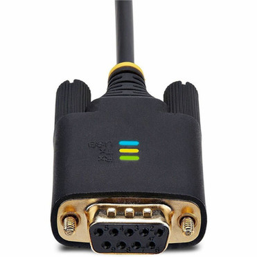 StarTechcom 10ft 3m USB to Null Modem Serial Adapter Cable COM Retention FTDI RS232 Changeable DB9 ScrewsNuts - Add a DB9 to 1P10FFCN-USB-SERIAL