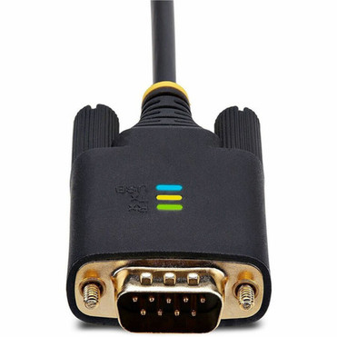 StarTechcom 3ft 1m USB to Serial Adapter Cable COM Retention FTDI IC DB9 RS232 Interchangeable DB9 ScrewsNuts - Add a DB9 to 1P3FFCB-USB-SERIAL