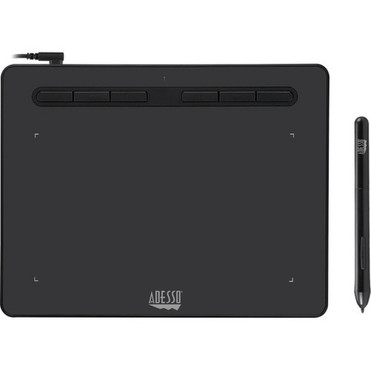 Adesso 8 x 5 Graphic Tablet - Graphics Tablet - 8 20320 mm x 5 127 mm - 5080 lpi Cable - 8192 Pressure Level - Pen - 1 - Mac CYBERTABLET K8