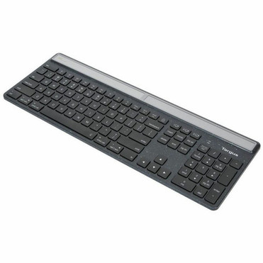 Targus Sustainable Energy Harvesting EcoSmart Keyboard - Wireless Connectivity - Bluetooth - 104 Key - NotebookTablet - PC Mac - AKB868US