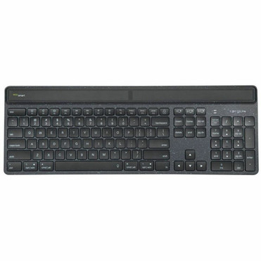 Targus Sustainable Energy Harvesting EcoSmart Keyboard - Wireless Connectivity - Bluetooth - 104 Key - NotebookTablet - PC Mac - AKB868US