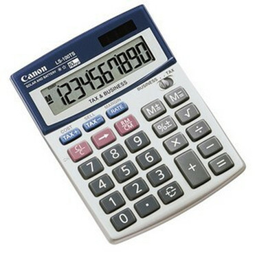 Canon_LS-100TS_Business_Calculator_-_10_Digits_-_LCD_-_BatterySolar_Powered_-_13_x_41_x_53_5936A003