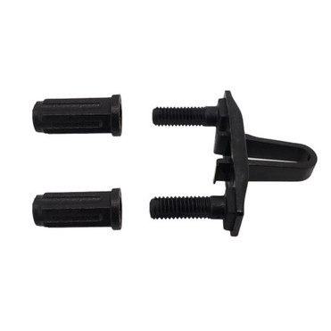 Rack Studs Series II - DUO - Rail Thickness up to 32mm - Pack of 50 - Black