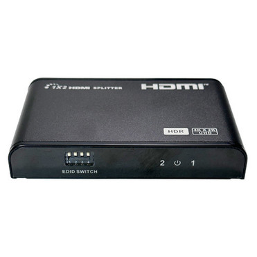 1x2 HDMI Splitter 4Kx2K60Hz EDID HDCP 22 YUV 444