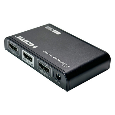 1x2 HDMI Splitter 4Kx2K60Hz EDID HDCP 22 YUV 444