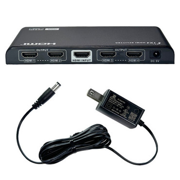1x4 HDMI Splitter 4Kx2K60Hz EDID HDCP 22 YUV 444