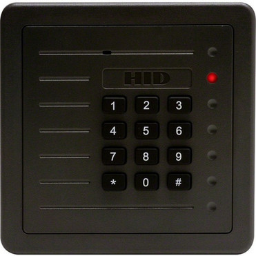 HID ProxPro 5355A Card ReaderKeypad Access Device - Gray Door - Proximity Key Code - 8 20320 mm Operating Range - Serial - - V 5355A-306-05