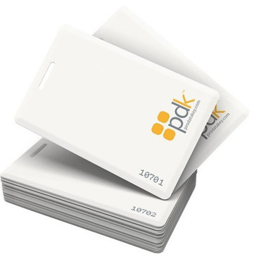 ProdataKey Smart Card - Proximity Card - 213 5398 mm x 388 9843 mm Length - 100 - White - Polyvinyl Chloride PVC CSC