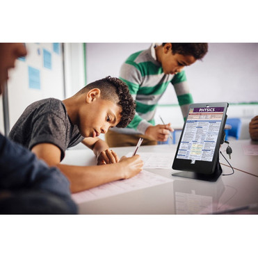 CTA Digital Desktop Anti-Theft Stand for iPad Air 3 2019 iPad Pro 105 and 102-inch iPad 7th 8th 9th Gen Black - Up to 105 - PAD-DASB10