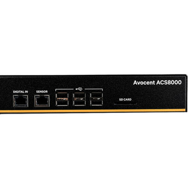 Vertiv Avocent ACS 8000 32-Port Serial Console Server Single Internal AC Power Supply - 1 GB - DDR3 SDRAM - Twisted Pair Optical - 2 ACS8032SAC-400