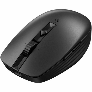 HP 710 Rechargeable Silent Mouse - Track-On-Glass - Wireless - Bluetooth - 240 GHz - Rechargeable - USB Type A - 3000 dpi - Tilt - 7 6E6F2AAABL
