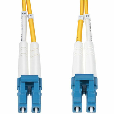 StarTechcom 50m 164ft LC to LC UPC OS2 Single Mode Duplex Fiber Optic Cable 9125microm 10G LSZH Fiber Patch Cord - 164ft SMDOS2LCLC50M