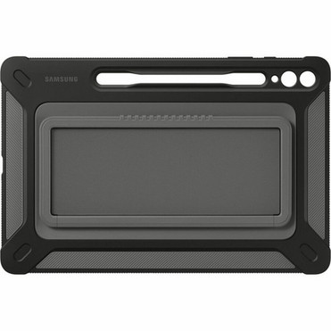 Samsung Galaxy Tab S9 Outdoor Cover - For Samsung Galaxy Tab S9 Tablet Stylus - Titan - Drop Resistant Bump Resistant - Rugged EF-RX810CBEGCA