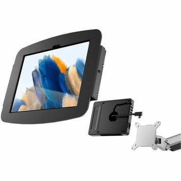 Compulocks Mounting Arm for Tablet Enclosure - Silver Black - 105 Screen Support 660REACH105GA8SBH01