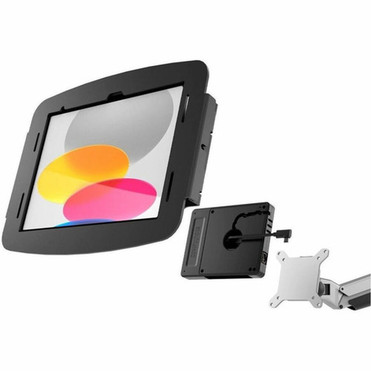 Compulocks Mounting Arm for Tablet Enclosure - Silver Black - 105 Screen Support 660REACH105GA8SBH01