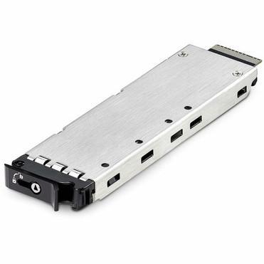 StarTechcom Drive Enclosure PCI Express NVMe 40 - Black Silver - Hot Swappable Bays - 1 x SSD Supported - 1 x Total Bay - 64 Gbits TR-M2-REMOVABLE-PCIE