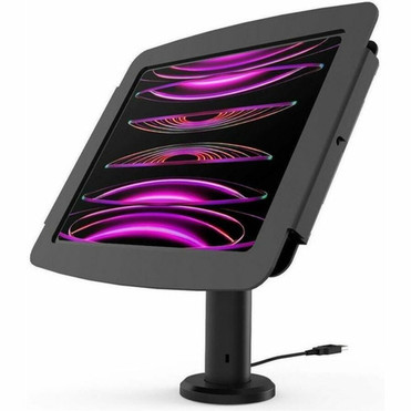 Compulocks iPad Pro 129 3-6th Gen Space Enclosure Tilting Stand 8 Plus Hub - Up to 129 Screen Support - Countertop - Aluminum - TCDP01299PSENBH01