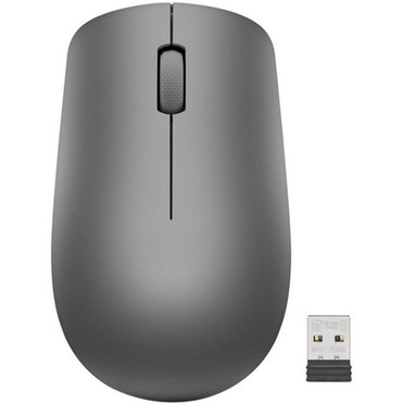 Lenovo 530 Wireless Mouse Graphite - Optical - Wireless - Radio Frequency - 240 GHz - Graphite - USB Type A - 1200 dpi - Scroll - 3 GY50Z49089