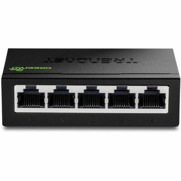 TRENDnet_5-Port_Unmanaged_Gigabit_GREENnet_Desktop_Metal_Switch_Ethernet-Network_Switch_5_x_Gigabit_Ports_Fanless_10_Gbps_Fabric_TEG-S50G