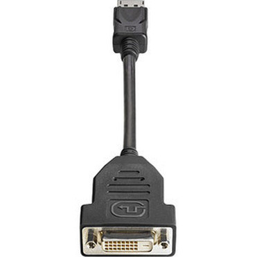 HP_Video_Cable_-_DisplayPort_Male_Video_-_DVI-D_Single-Link_Female_Digital_Video_-_19cm_FH973AT