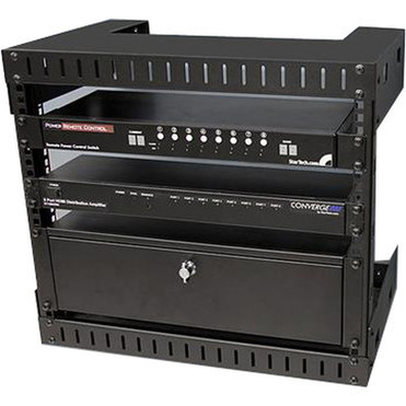 StarTechcom_8U_Open_Frame_Wall_Mount_Network_Rack_-_2-Post_12_Depth_Computer_Data_AV_Media_IT_Equipment_Rack_-_1768lbs_capacity_RK812WALLO