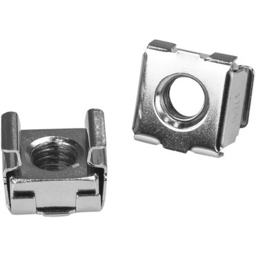 StarTechcom 100 Pkg M6 Mounting Screws and Cage Nuts for Server Rack Cabinet - Install your rack-mountable hardware securely with and CABSCREWM62