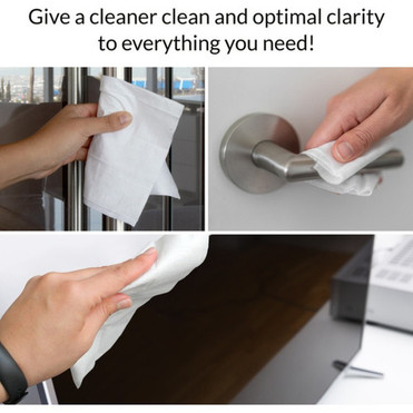 icloth 192-Pack 9 x 12-In Extra-Large Wipes - For Multipurpose - 8 mL - Hypoallergenic Lint-free Soft Absorbent Individually - - iCXL70IPA24