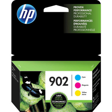 HP 902 Original Inkjet Ink Cartridge - Cyan Magenta Yellow - 3  Pack - Inkjet - 3  Pack T0A38AN140