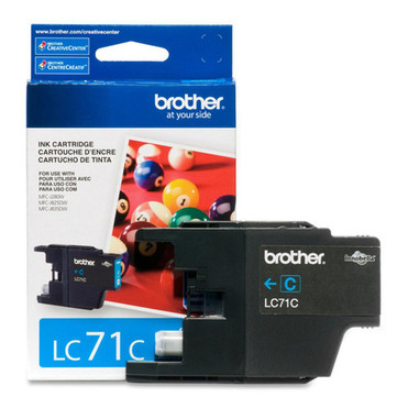 Brother Innobella LC71C Original Ink Cartridge - Inkjet - 300 Pages - Cyan - 1 Each LC71CS